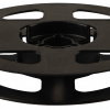 black plastic reels